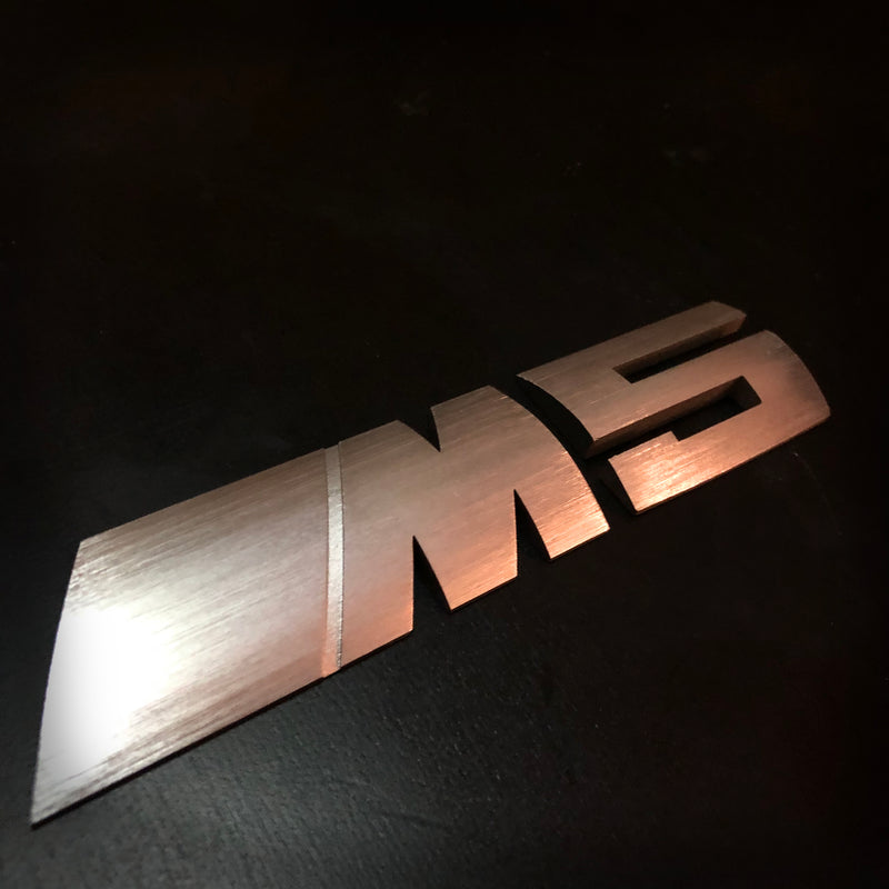 M5 Trunk Emblem - Billet Aluminum